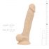 Real Fantasy Ashton - realistische dildo met testikels - 20,5 cm (natuur)