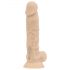 Real Fantasy Conrad - realistische oplaadbare staande vibrator - 20cm (natuurlijk)