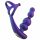 Hueman Stellar Force - anale vibrator en penisring (paars)