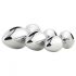 Gleaming Love - anale plug set - zilver (3-delig)