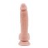 Mr. Dixx 7.6 - zuignap dildo met ballen - naturel (19,5 cm)