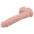 Mr. Dixx 7.6 - zuignap dildo met ballen - naturel (19,5 cm)