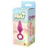 Flirts Pull Plug - kleine anale dildo (roze)