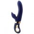 Dream Toys Atropos - oplaadbare, verwarmde vibrator (blauw)