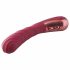 Dinky Jaimy D. Enkel - oplaadbare, geribbelde G-spot vibrator (bordeaux)