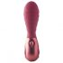 Dinky Jody F. Mini - Rechargeable Ribbed Mini Vibrator (Burgundy) 