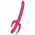 Dreamtoys Anywhere Pleasure Vibrator - Rechargeable, 4-Pronged (Pink) 