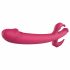 Dreamtoys Anywhere Pleasure Vibrator - Rechargeable, 4-Pronged (Pink) 