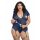 Dreamgirls Plus Size - politie-uniform (blauw)