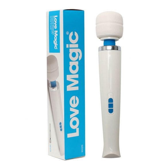 Liefde Toverstok - oplaadbare massager vibrator (wit)