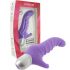 FEELZTOYS Fonzie - G-spot vibrator with clitoral arm and ridges (purple) 