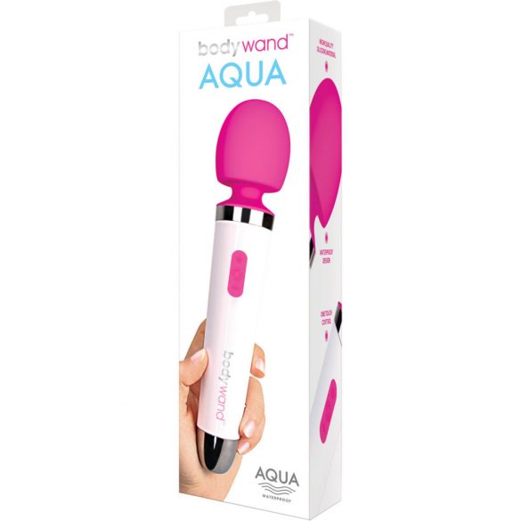 Bodywand Aqua Wand - waterdichte massage vibrator (wit-roze)