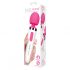 Bodywand Aqua Mini - oplaadbare, waterdichte massage vibrator (wit-roze)