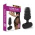 Liefde Plug - mini anale vibrator (zwart)