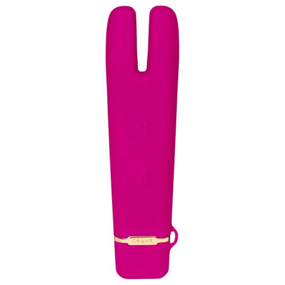 Crave Duet Flex - heroplaadbare clitorisvibrator (roze)