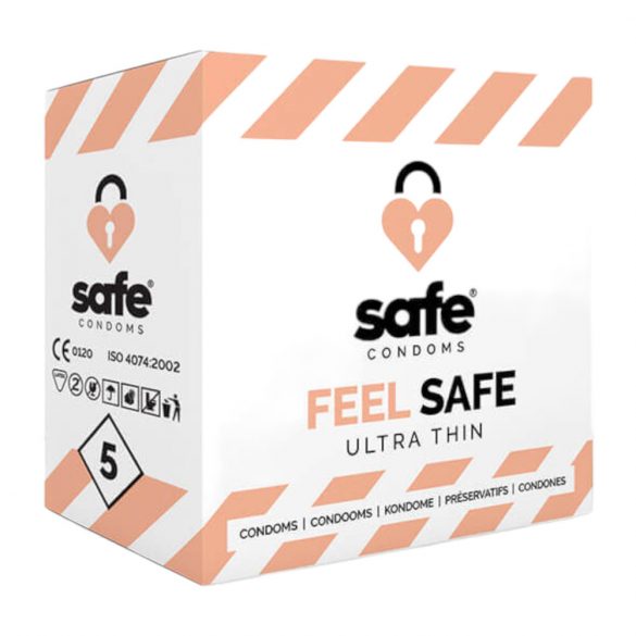 SAFE Voel Veilig - dun condoom (5 stuks)