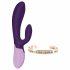 Rianne Essential Xena - Oplaadbare vibrerend vibrator met clitorissenarm (donkerpaars)