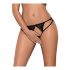 Obsessive Picantina - dubbele bandjes dames slip (zwart)