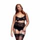 BACI Plus Size - kantwerk lingerie set - zwart (XL-XXL)