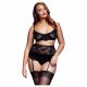 BACI Plus Size - kantwerk lingerie set - zwart (XL-XXL)