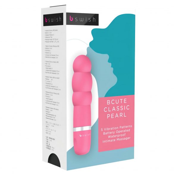 B SWISH Bcute Pearl - waterdichte parelvibrator (roze)