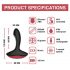 Magic Motion Solstice - slimme, herlaadbare prostaat vibrator (zwart)