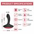 Magic Motion Solstice - slimme, herlaadbare prostaat vibrator (zwart)