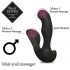 FEELZTOYS Zwarte Jamba - draadloze verwarmende anale vibrator (zwart)