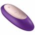 Satisfyer Double Plus Remote - draadloze, oplaadbare paren vibrator (paars)