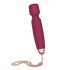 Bodywand Luxe - oplaadbare, mini vibrator (donkerroze)