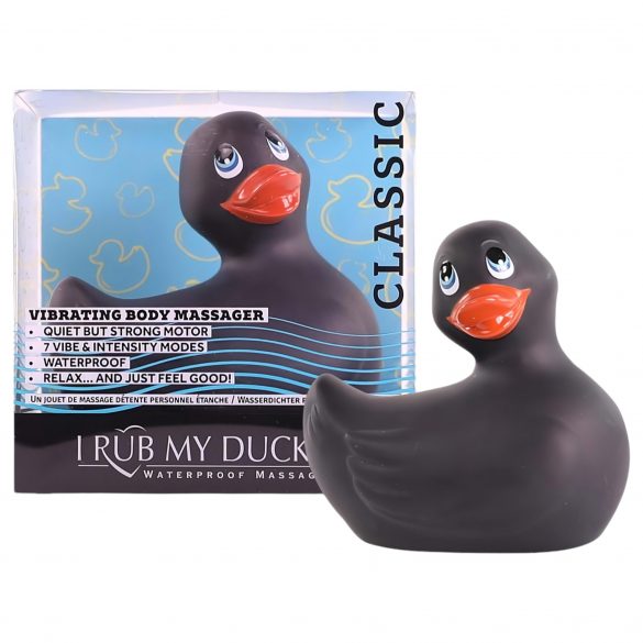 My Duckie 2.0 - speelse eend waterdichte clitorisstimulator (zwart)