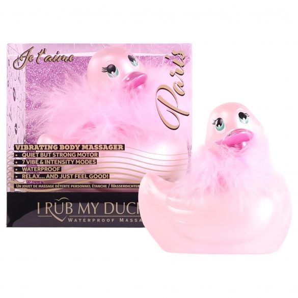 My Duckie Paris 2.0 - waterdichte flirtende eend vibrator (pink)