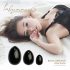 La Gemmes Yoni - Geishaballen set - zwarte obsidiaan (3 stuks)