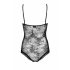 Obsessive Slevika - front lint corset body (zwart)