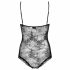 Obsessive Slevika - front lint corset body (zwart)