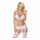 Obsessieve 810-SEG-2 - kanten lingerie set (wit)