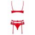 Obsessive Heartina - lingerie set (rood)