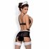 Obsessive Maidme - dienstmeid kostuum set (6-delig) - L/XL