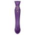 ZALO Queen - pulserende G-spot en clitorisstimulator (paars)