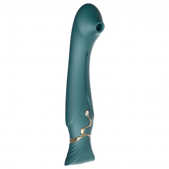 ZALO Queen - pulserende G-spot- en clitorisvibrator (groen)