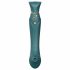 ZALO Queen - pulserende G-spot- en clitorisvibrator (groen)