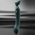 ZALO Queen - pulserende G-spot- en clitorisvibrator (groen)