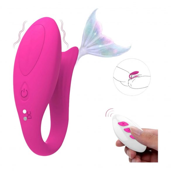 / Aixiasia Ariel - oplaadbare, draadloze koppelvibrator (roze)