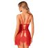 Obsessive Claussica - babydoll & string (rood) - M/L